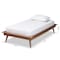 Baxton Studio Karine Mid-Century Modern Walnut Brown Finished Wood Twin Size Platform Bed Frame 183-11179-Zoro - alternate 7